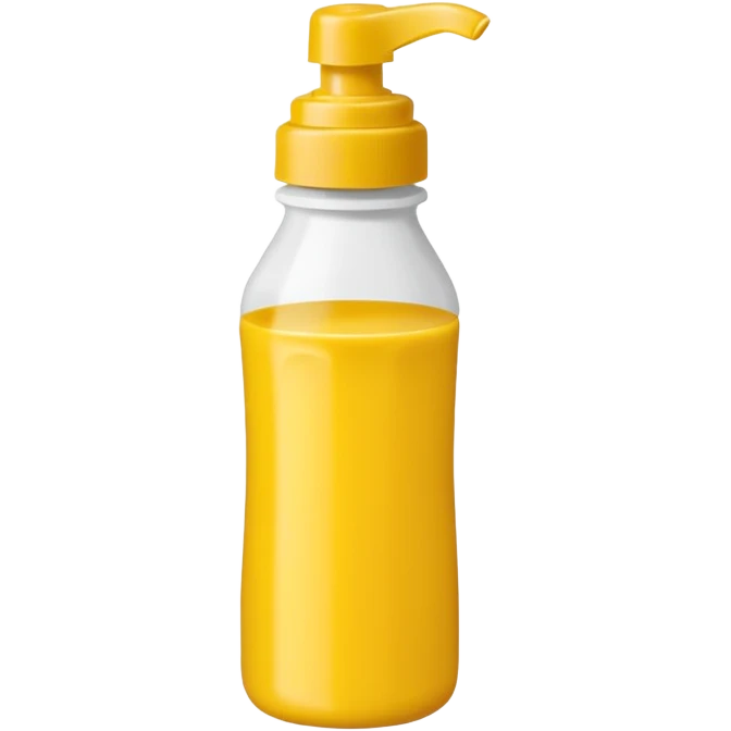Mustard bottle emoji
