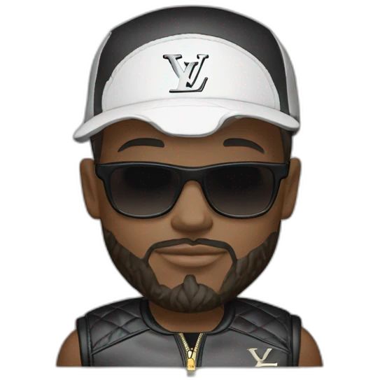 Louis vuitton trainer 2023 noir emoji