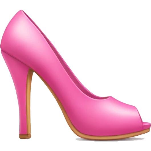 Pink heel  emoji