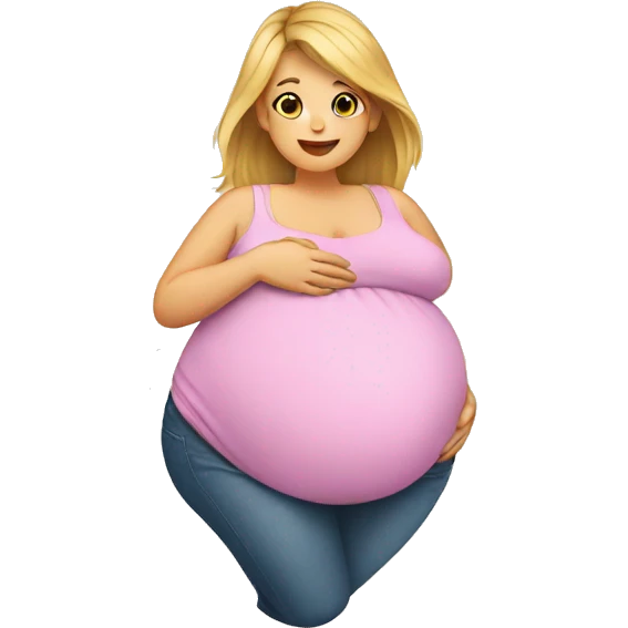 Pregnant belly emoji