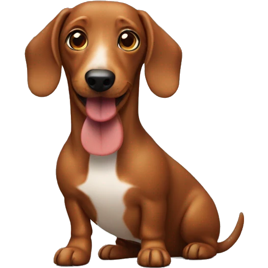 Sausage dog emoji
