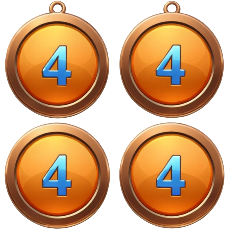4th place medals emoji