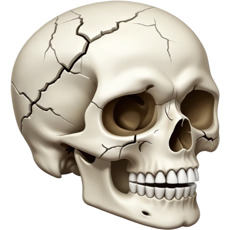 Skull in eternal anguish and pain  emoji
