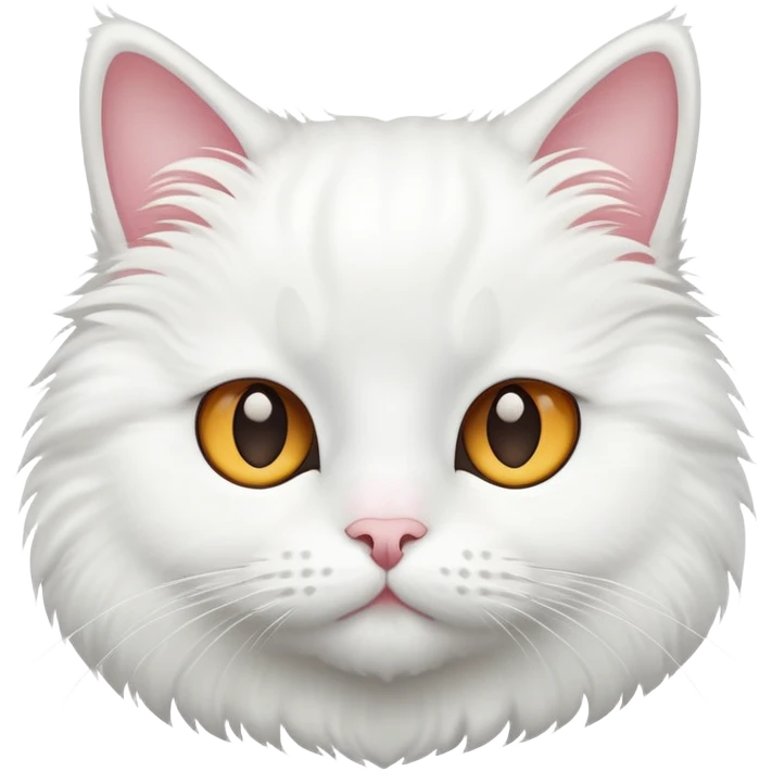 a white cat emoji