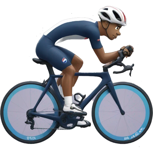 mbappé qui fais du vélo emoji