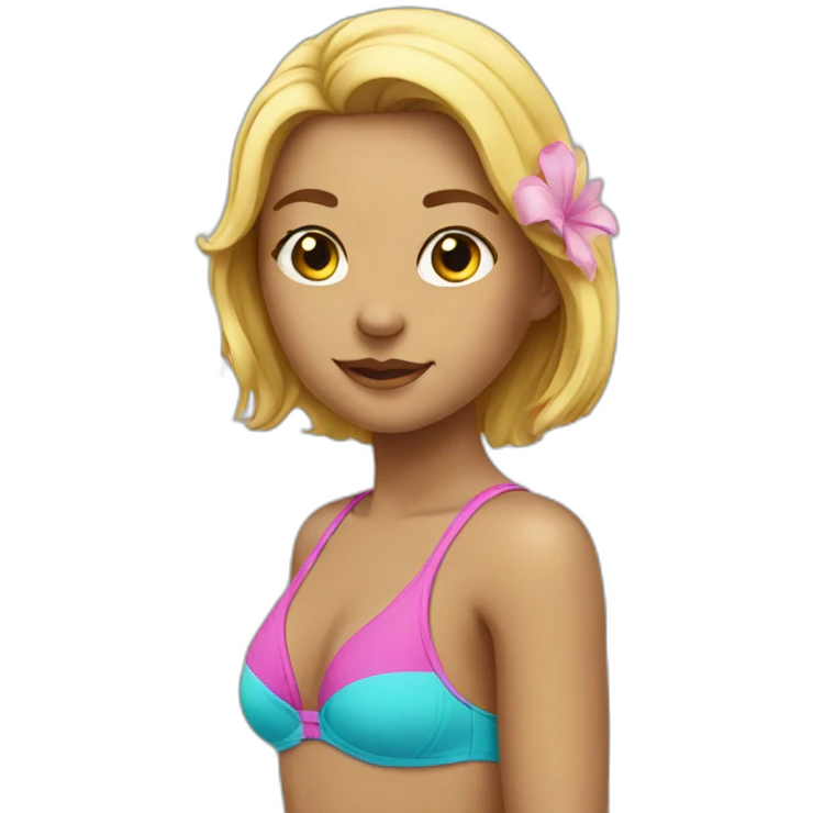 Girl Swim suit emoji