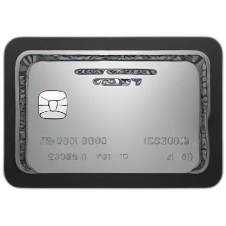 Black amex card emoji