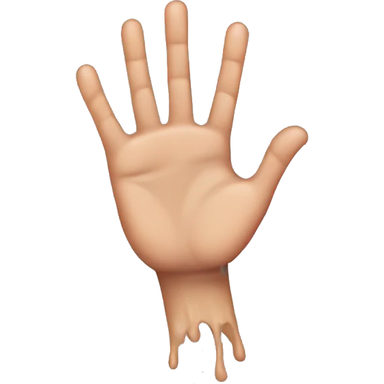 Bruised hand  emoji