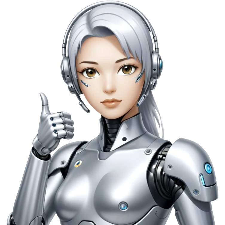 sorayama thumbs up emoji