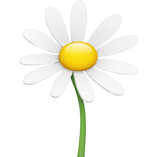 Daisy flower emoji