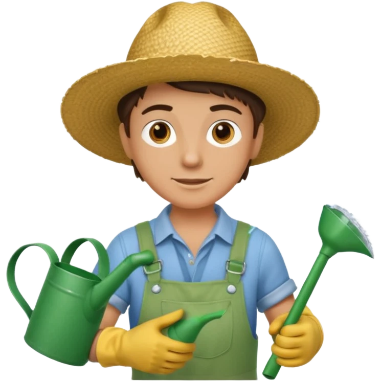 jardinier en action emoji