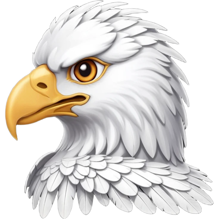 Beyaz kartal emoji