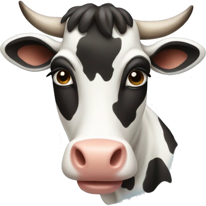 pretty cow emoji