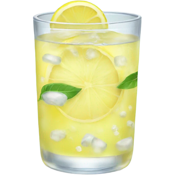 Iced lemon water emoji