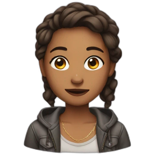 Broke girl emoji