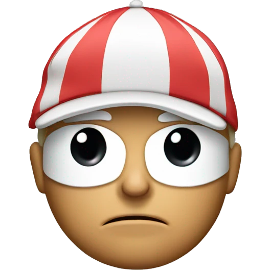 donald trump with make america great again hat with bandage on ear emoji
