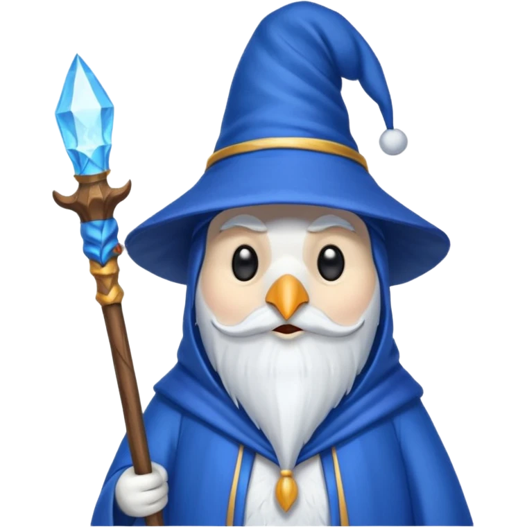 Penguin Wizard emoji