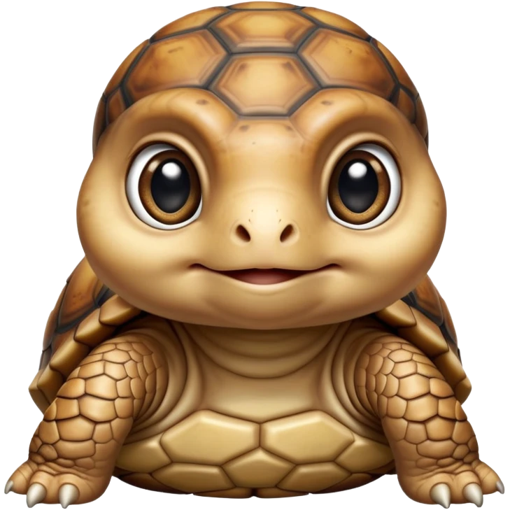 cinematic-baby tortoise-realistic--emoji,,-cute-wise-face-peering-ahead-with-calm-determination,-cute large-eyes-reflecting-centuries of wisdom, emoji