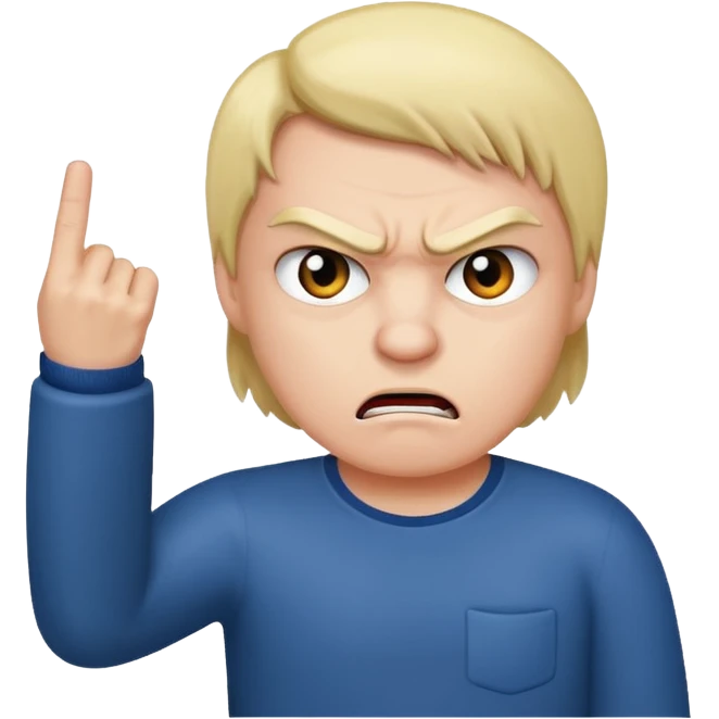 Angry fuck you emoji