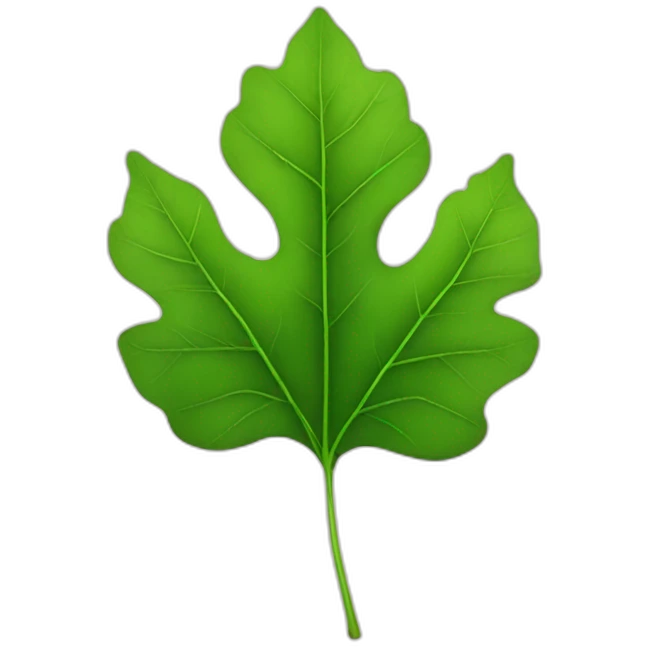 Leaf emoji