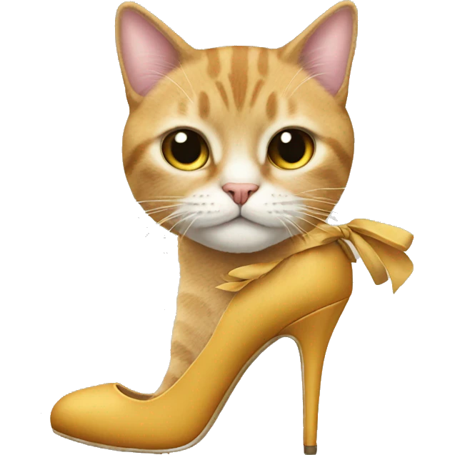 cat wearing high heels  emoji
