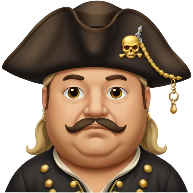 pirate very fat man emoji
