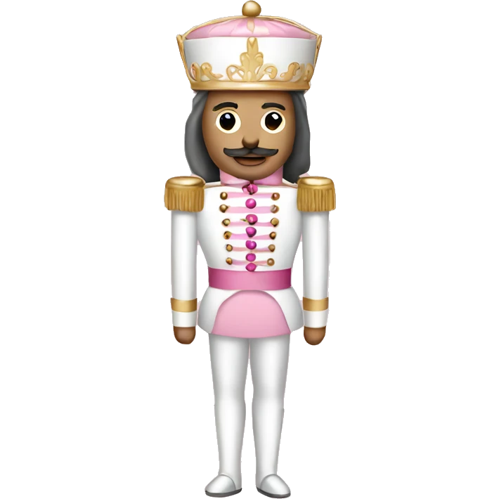 Light pink nutcracker emoji