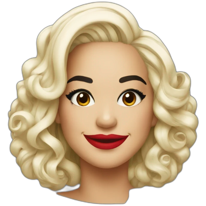 Rita ora smiling emoji