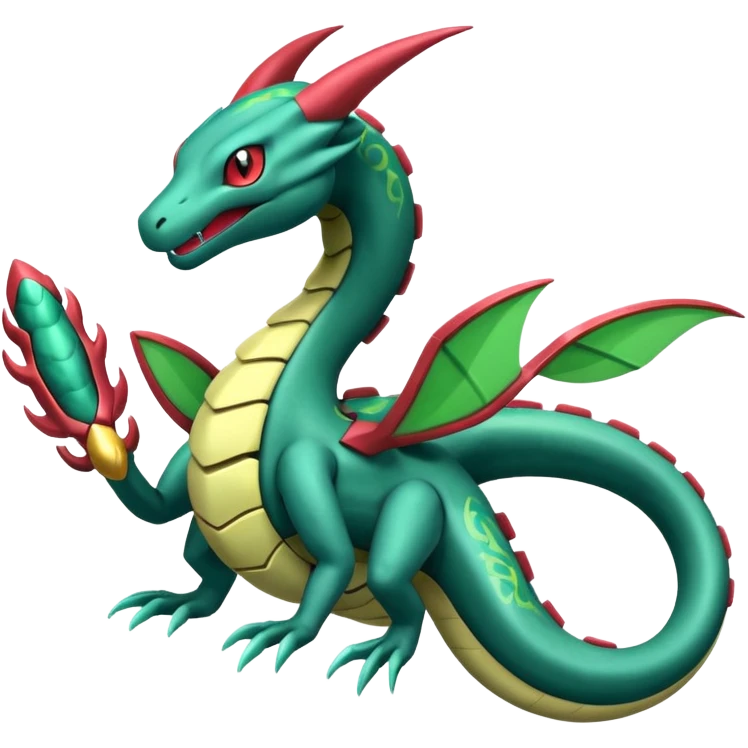Zygarde-Clawitzer-Seadra-Parasect-Salamence-Rayquaza-Seviper-Salazzle-fusion emoji