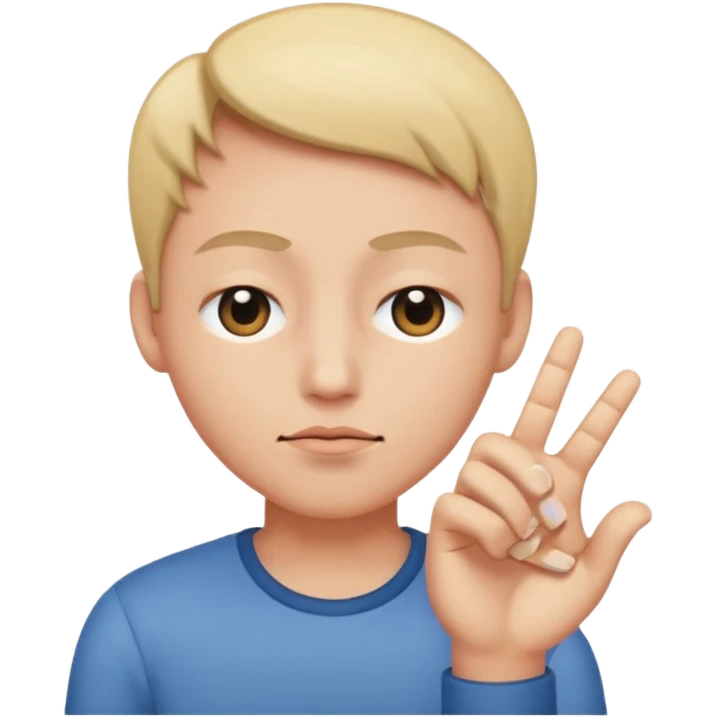 one eye close like giving a blink with hand pointed  emoji