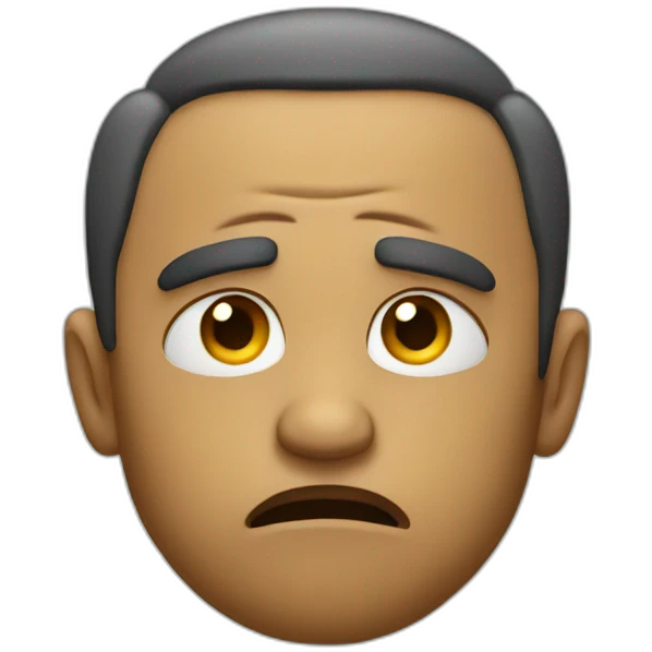 Dissapointed emoji