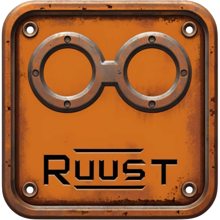 The game “rust” logo emoji