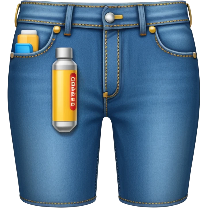 EpiPen in back jeans pocket emoji