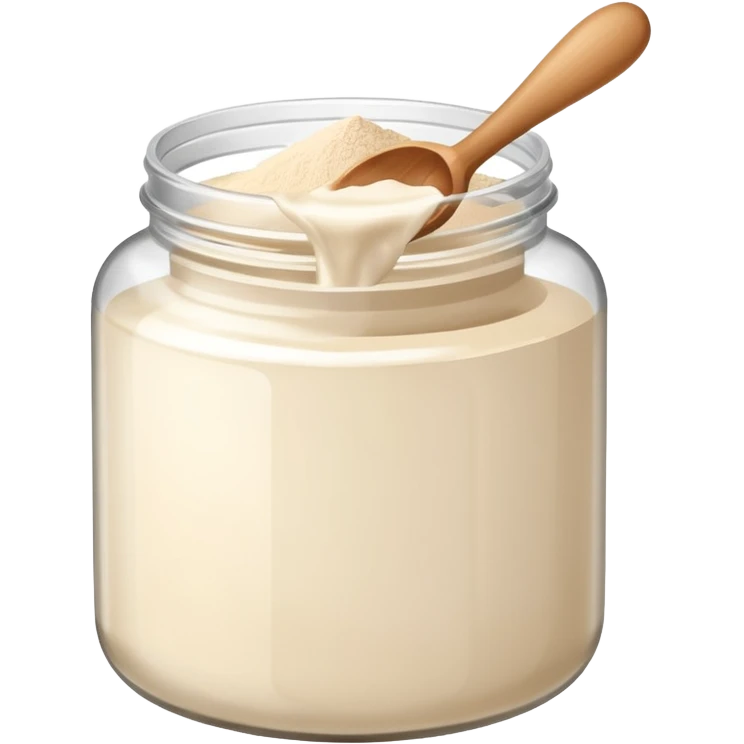 1 scoop de colageno (en un tarro) emoji