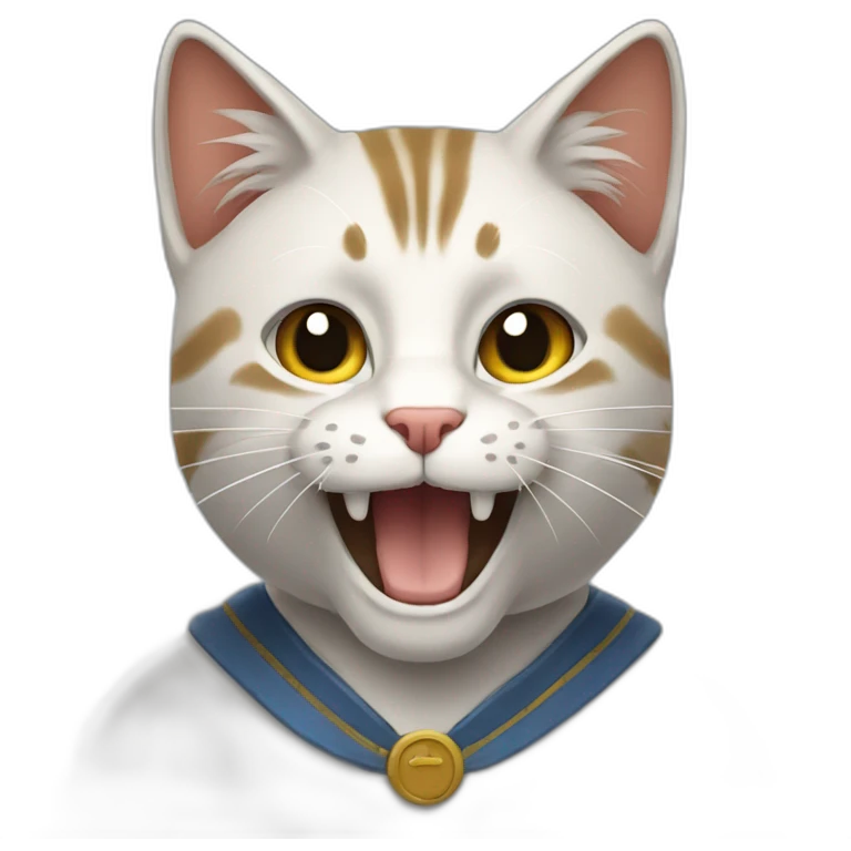 Saludo de gato emoji