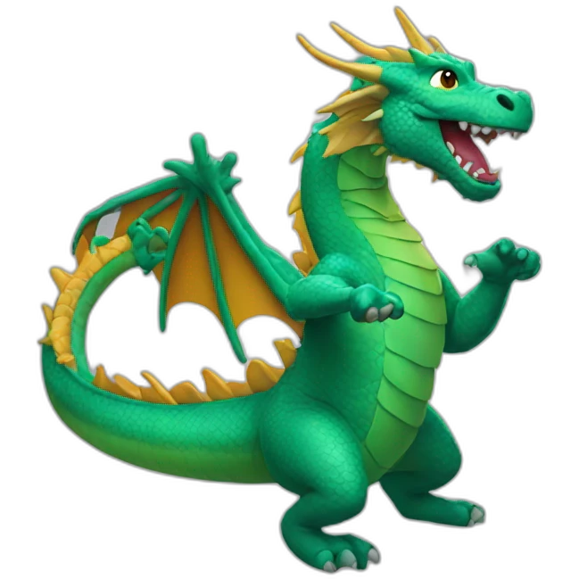 dancing dragon emoji
