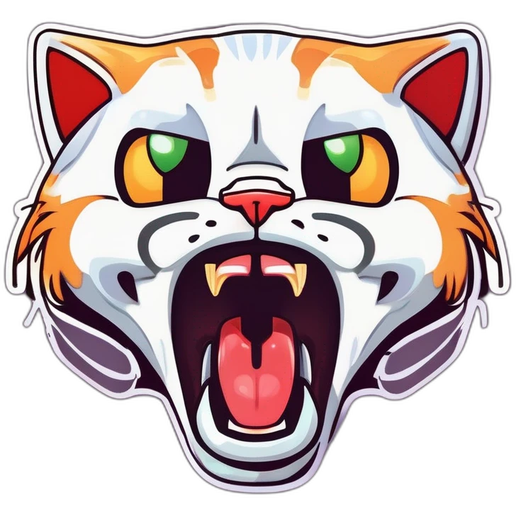scream cat emoji