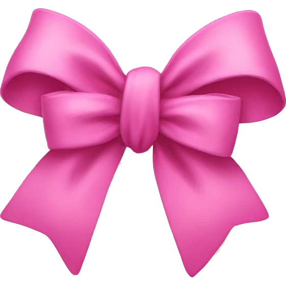 pink bow  emoji