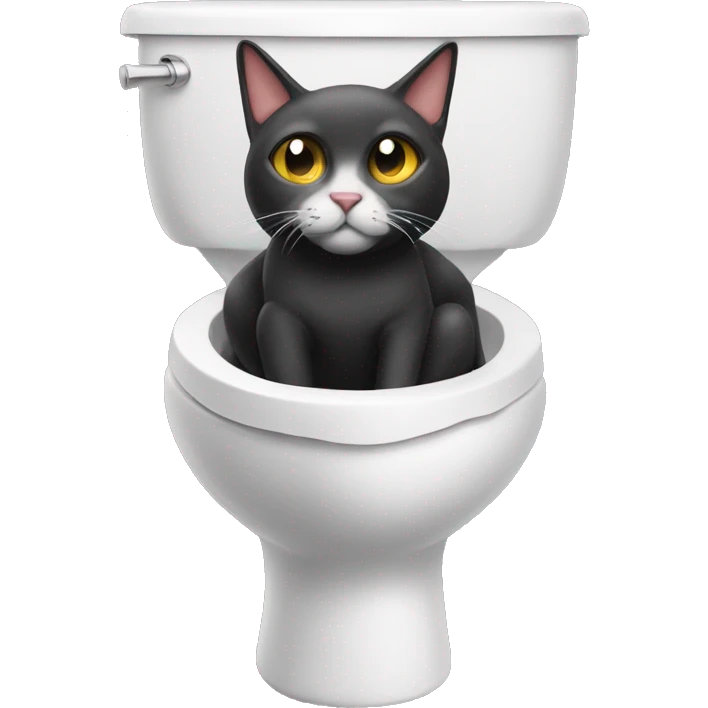 Skibidi Toilet Cat emoji