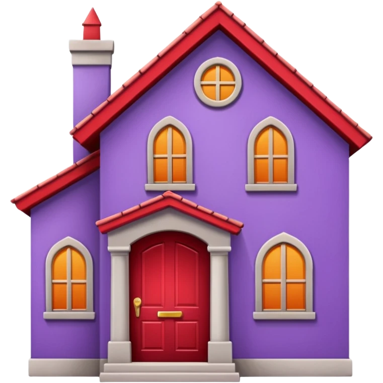 purple house emoji