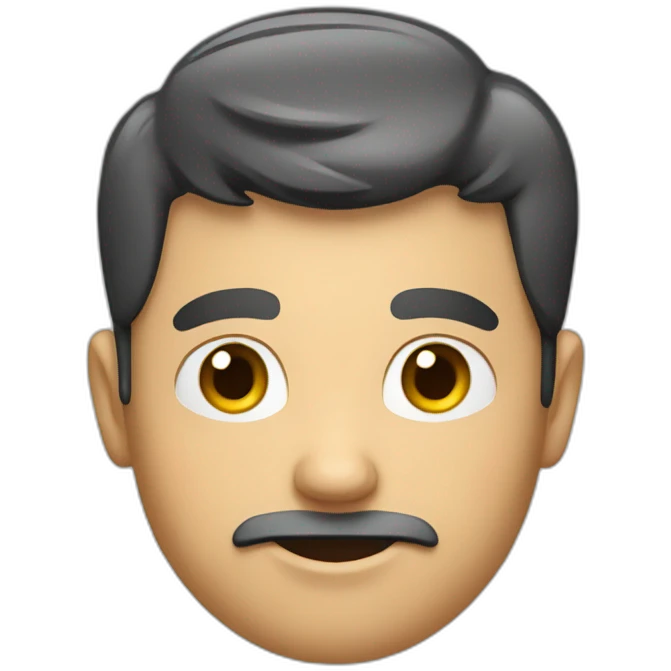 Chat sur un homme emoji