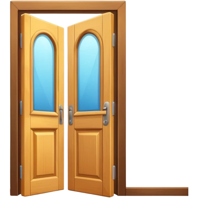 puerta abierta por donde entra luz del día emoji