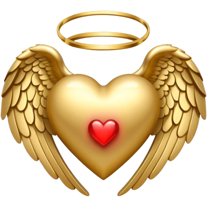 heart with angel wings emoji