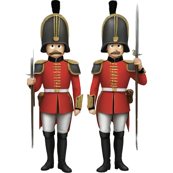 Royal guards of great britain  emoji