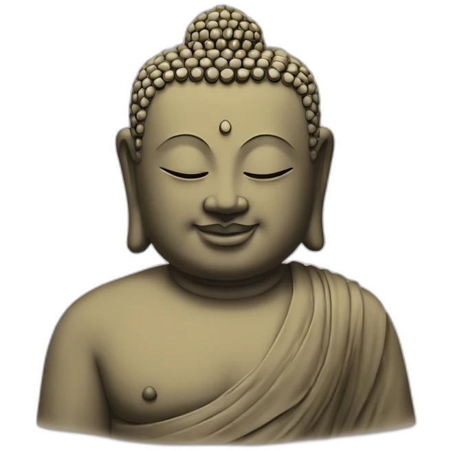 le gros bouddha entier emoji