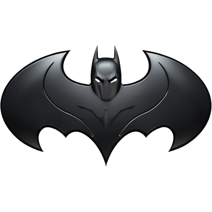 Make a emoji of batman logo pro level  emoji