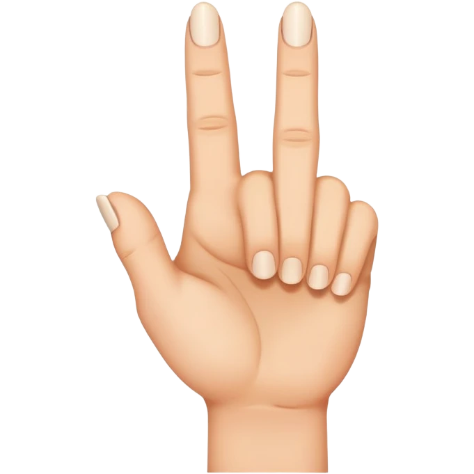 Middle finger emoji