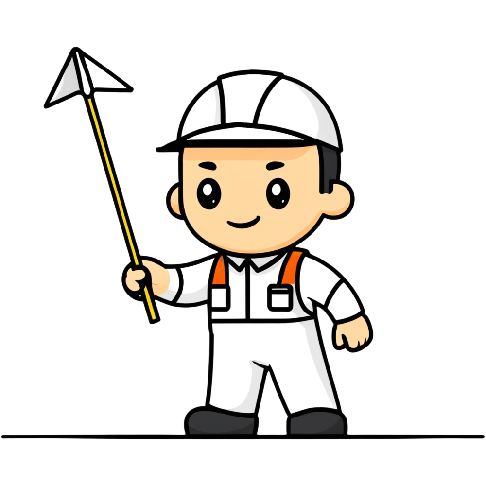ramp agent with marshalling wands guiding aircraft emoji
