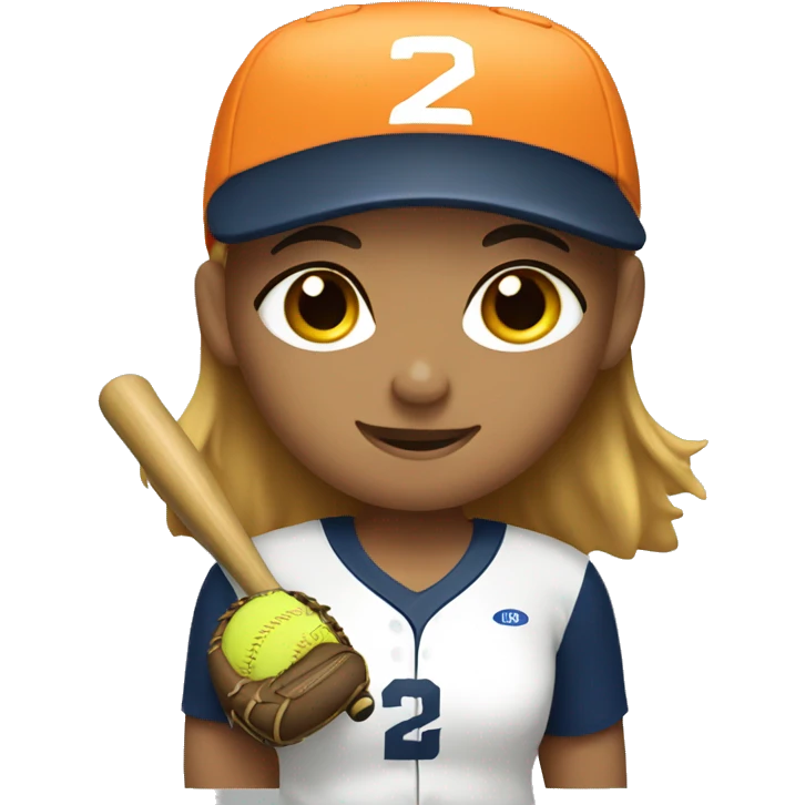 softball player emoji