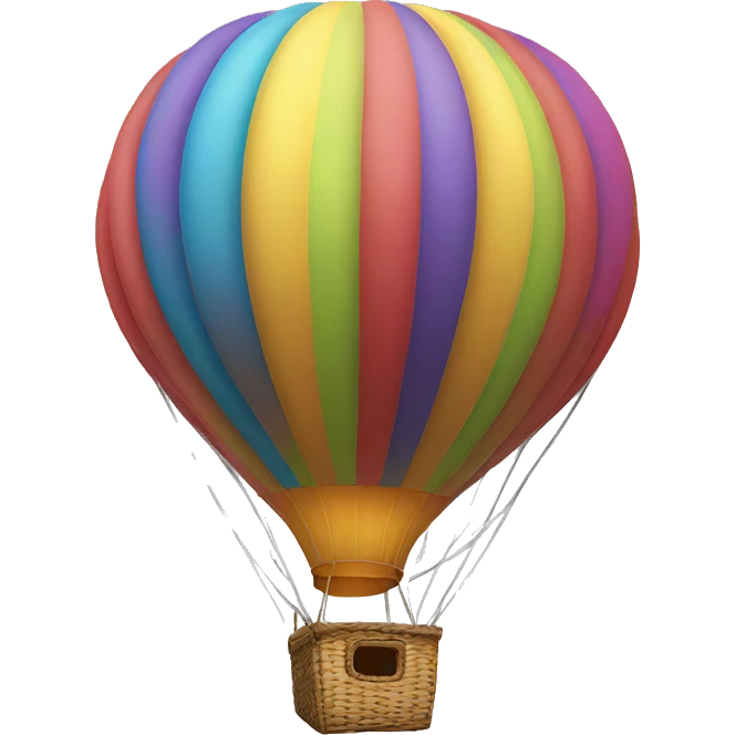Hot air balloon  emoji